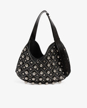 Load image into Gallery viewer, Comma Studded Big Hobo Bag