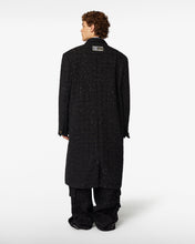 Load image into Gallery viewer, Double Breasted Tweed Coat  | Unisex Coats & Jackets Black | GCDS®