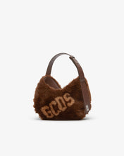 Load image into Gallery viewer, Comma Small Faux Fur Logo Twist Bag