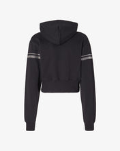 Load image into Gallery viewer, Bling Gcds Cropped Hoodie | Women Sweatshirts Black | GCDS®