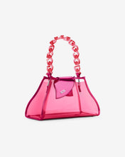Load image into Gallery viewer, Comma Transpallic Medium Bag : Women Bags Fuchsia | GCDS Spring/Summer 2023