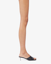 Load image into Gallery viewer, Leather Logo Chain Sandals
