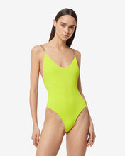 Load image into Gallery viewer, Bling Swimsuit : Women Swimwear Lime | GCDS Spring/Summer 2023
